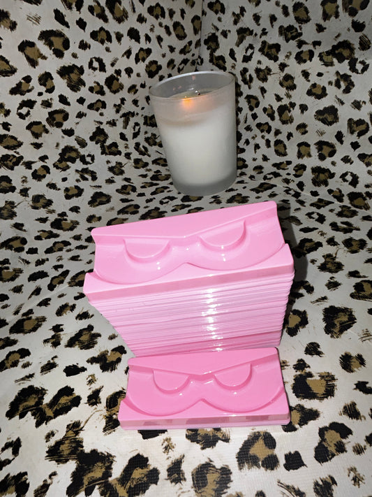 Wholesale Lash Background Light Pink  Start UP 30 Lash Trays for $50